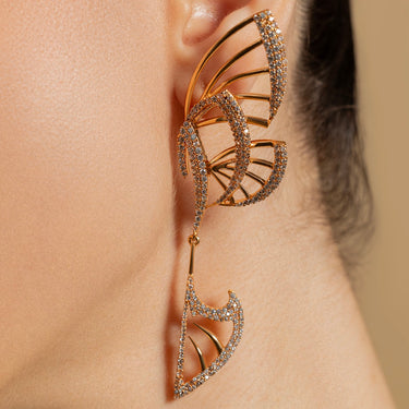 Butterfly Bliss Earcuffs - Gold